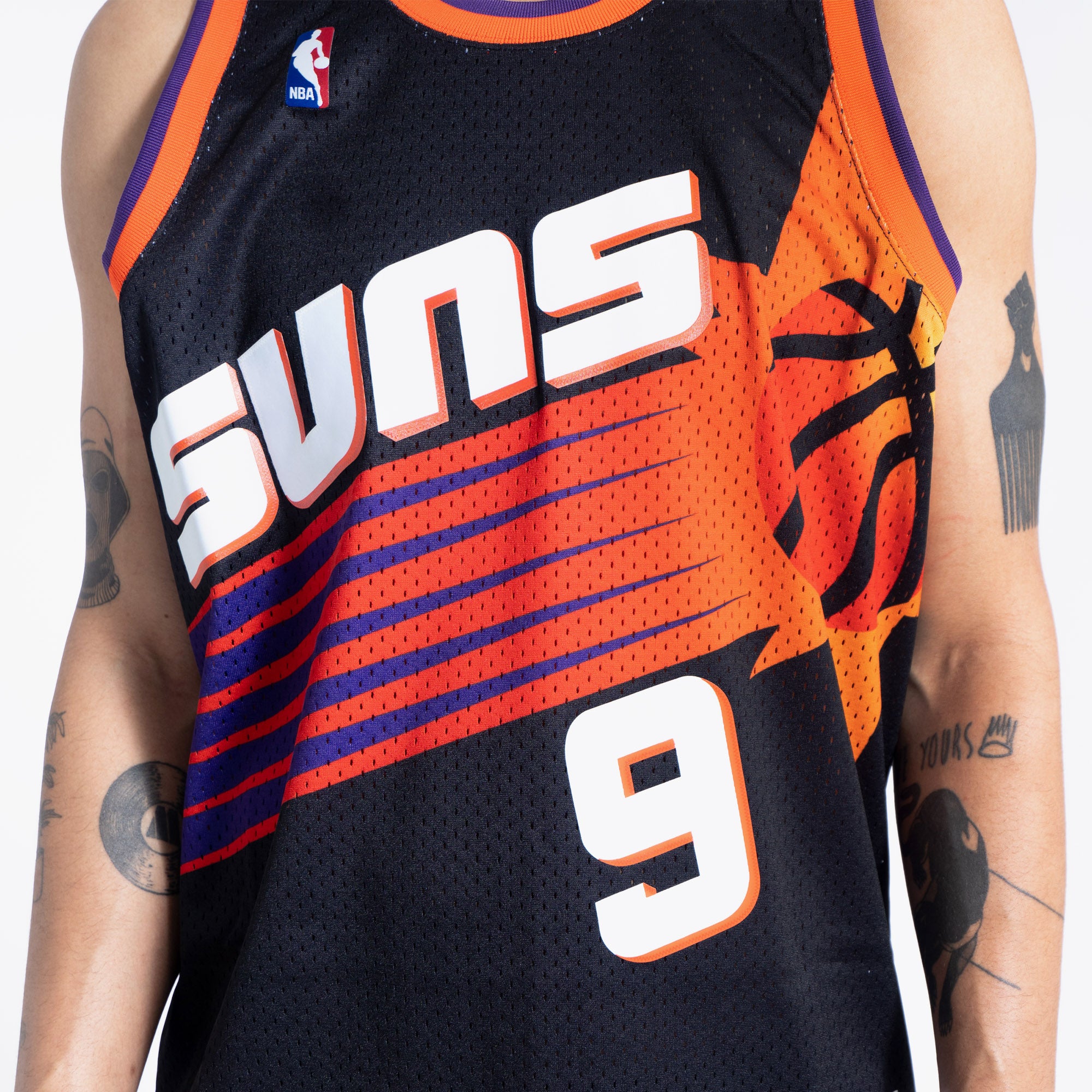 Dan Majerle Phoenix Suns 94-95 HWC Swingman Jersey - Black - Throwback