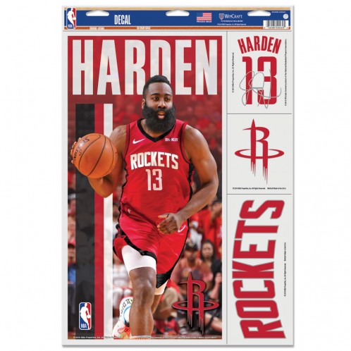 JAMES HARDEN JERSEY - HOUSTON ROCKETS Sticker for Sale by