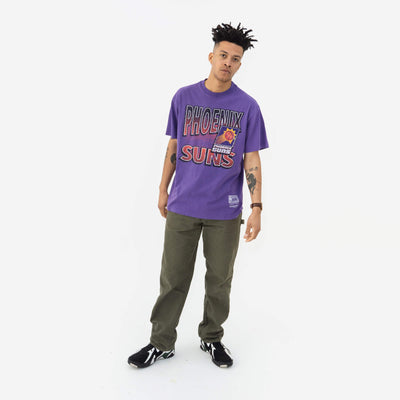 LA Lakers Incline Stack Faded Purple Tee