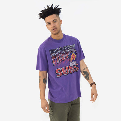 LA Lakers Incline Stack Faded Purple Tee