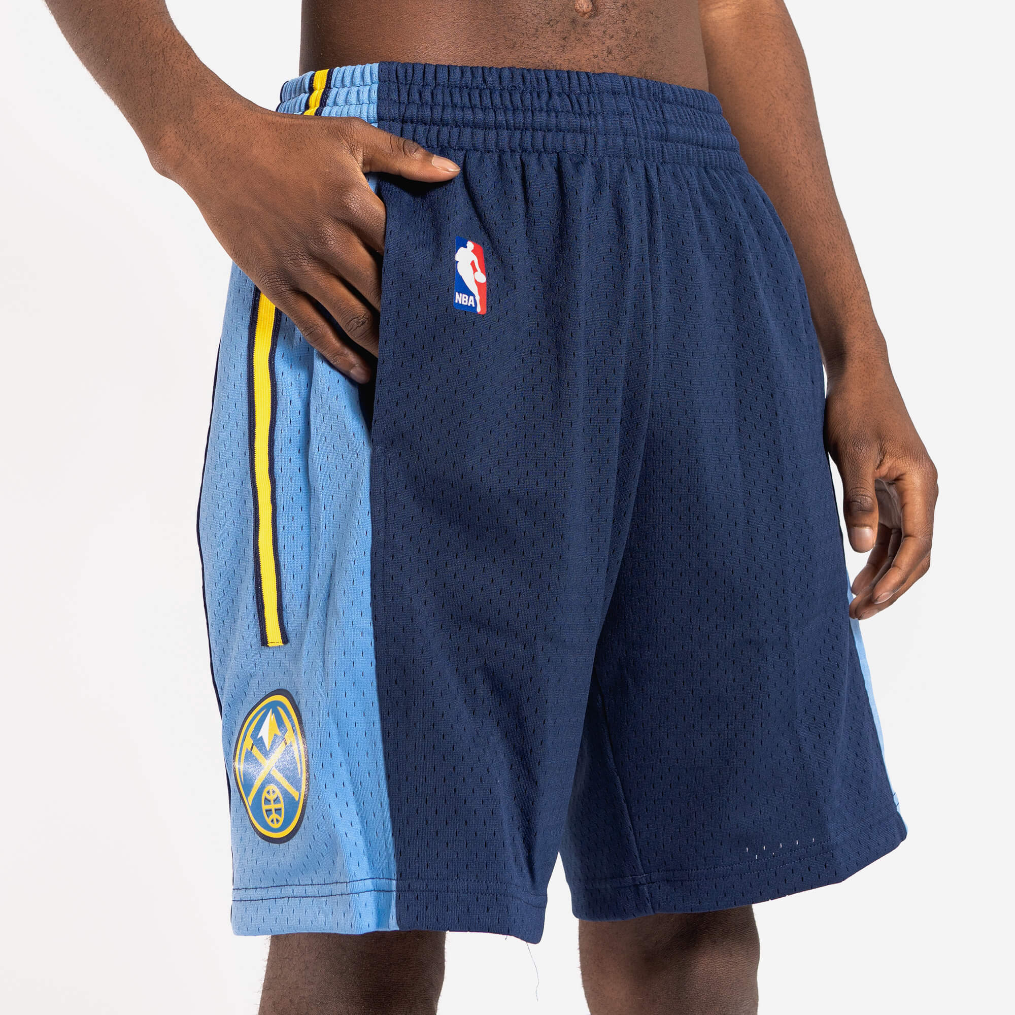 Nike Denver Nuggets Icon Edition Swingman Men's Nba Shorts in Blue
