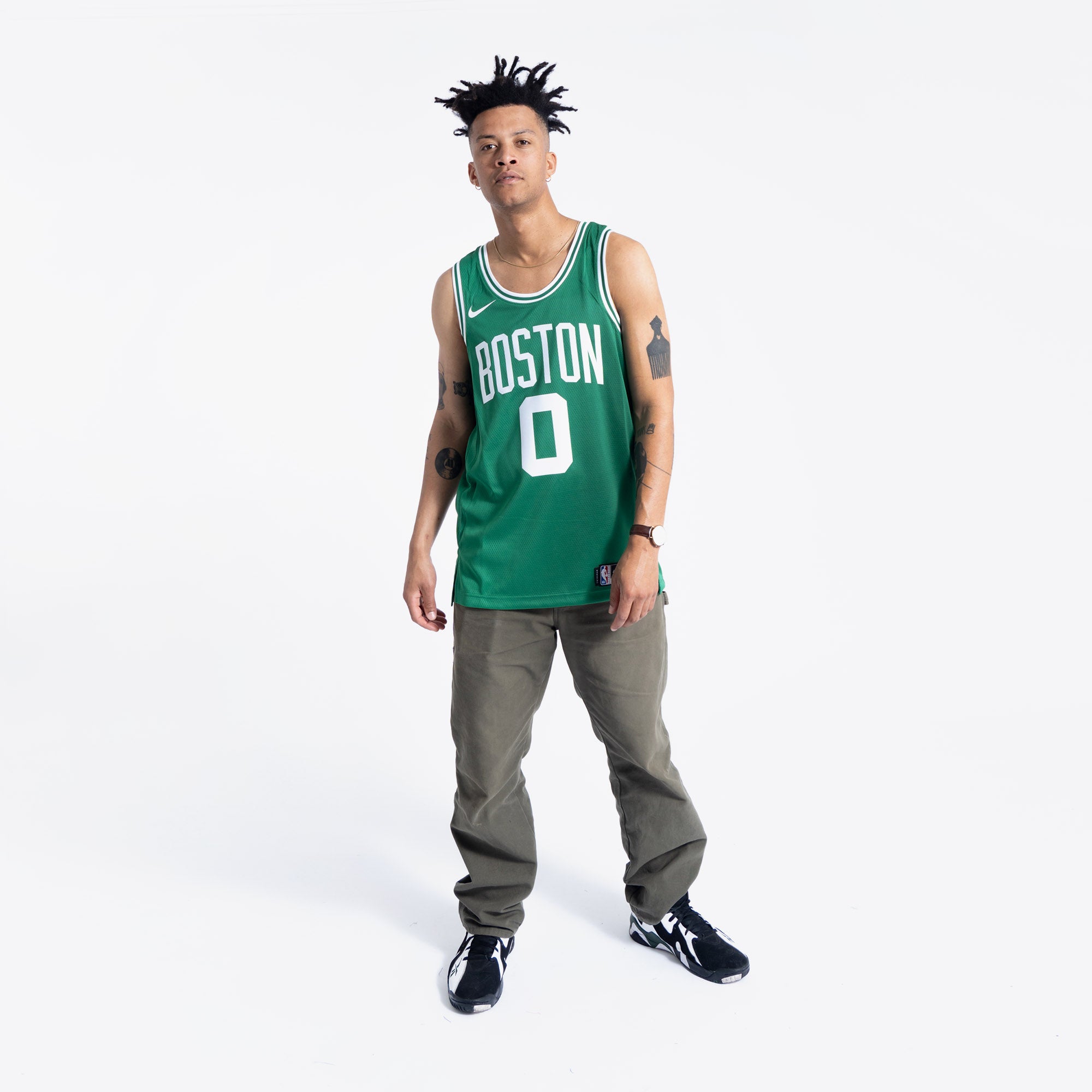 Nike Basketball NBA Unisex Boston Celtics Jayson Tatum unisex essential  graphic t-shirt in black