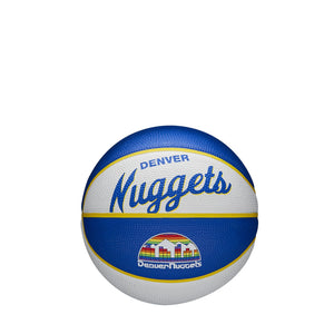 Denver Nuggets Team Logo Retro Mini NBA Basketball