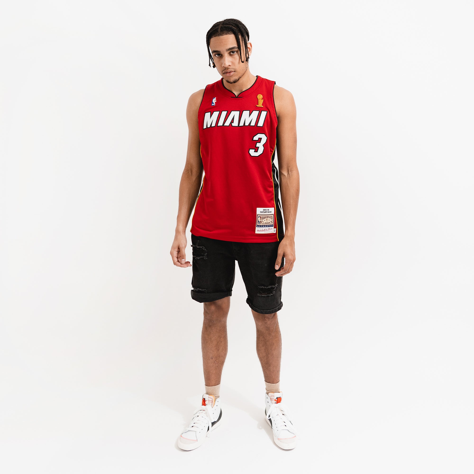 Rare Vintage MAJESTIC Miami Heat Dwyane Wade NBA Jersey #jerseys