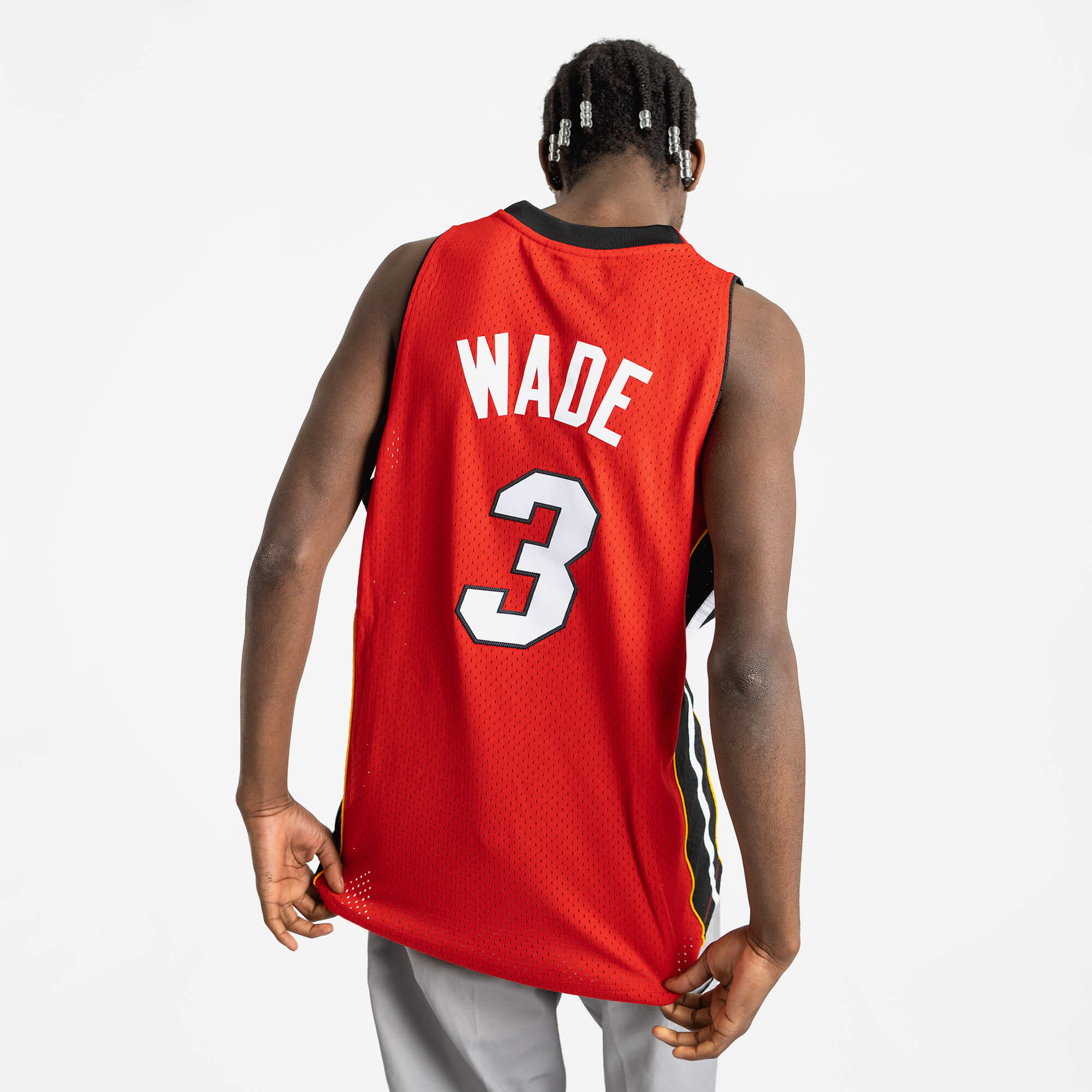 Dwyane Wade Miami Heat Hardwood Classics Throwback NBA Swingman