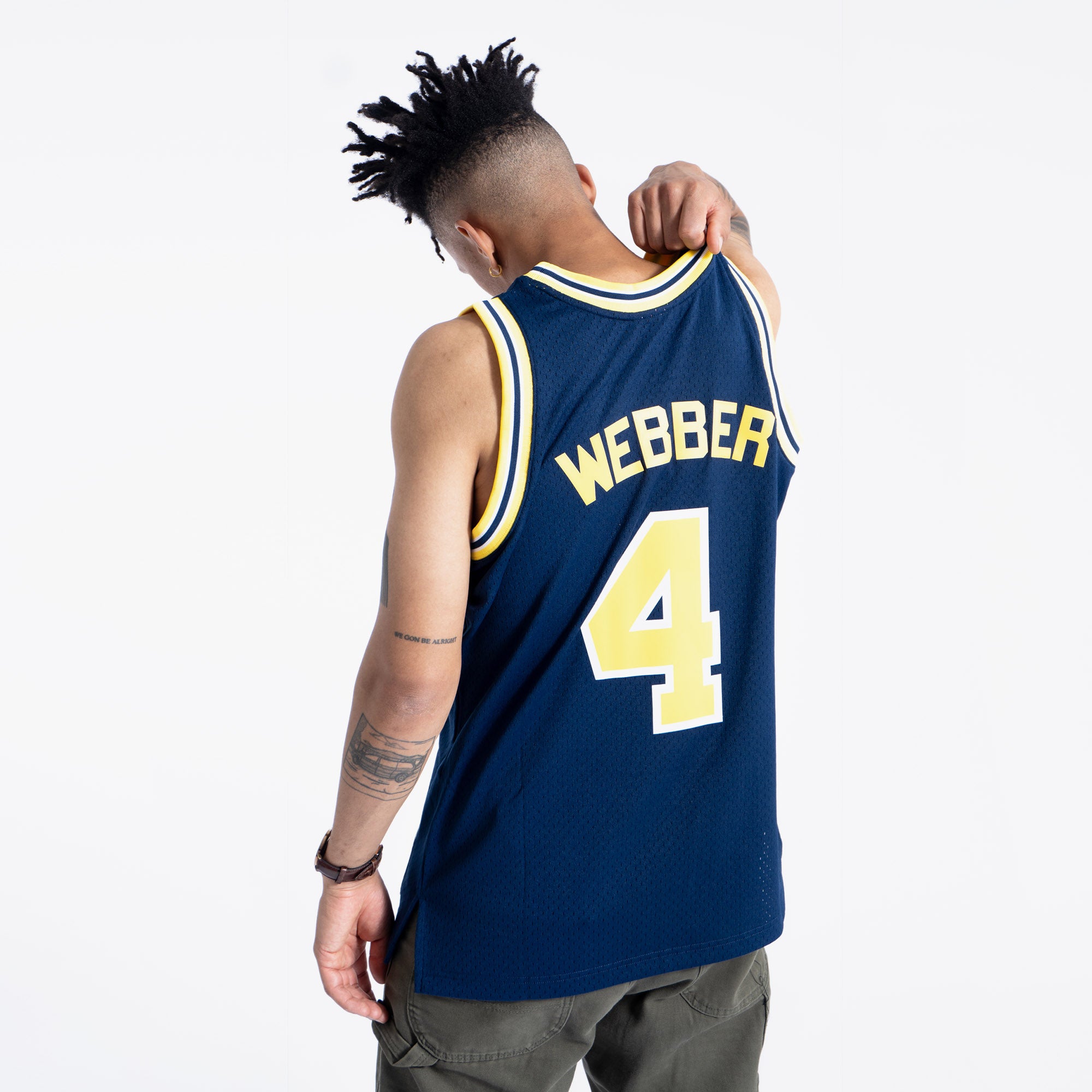 Chris Webber Michigan Wolverines NCAA Swingman Jersey – Basketball