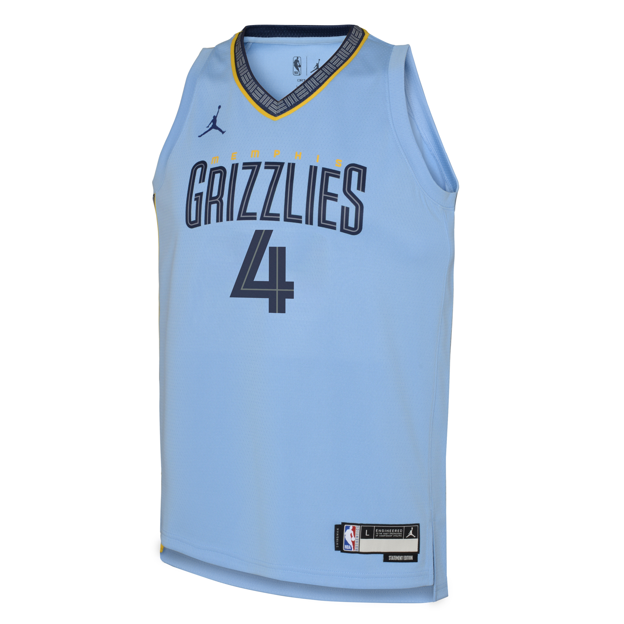 Steven Adams 4 2022-23 Memphis Grizzlies Blue Statement Edition Jersey  Swingman - Bluefink