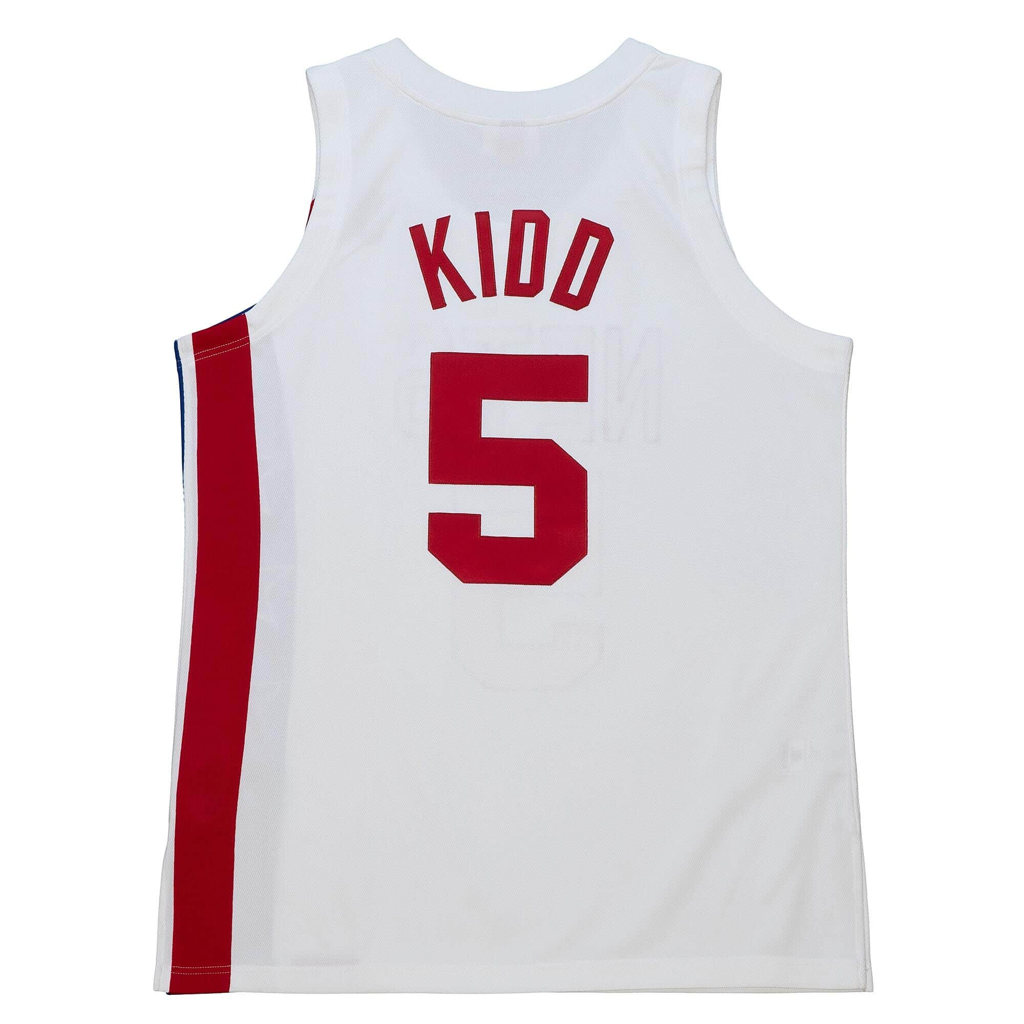 Jason Kidd #5 New Jersey Nets Swingman NBA Throwback Jersey, Nike