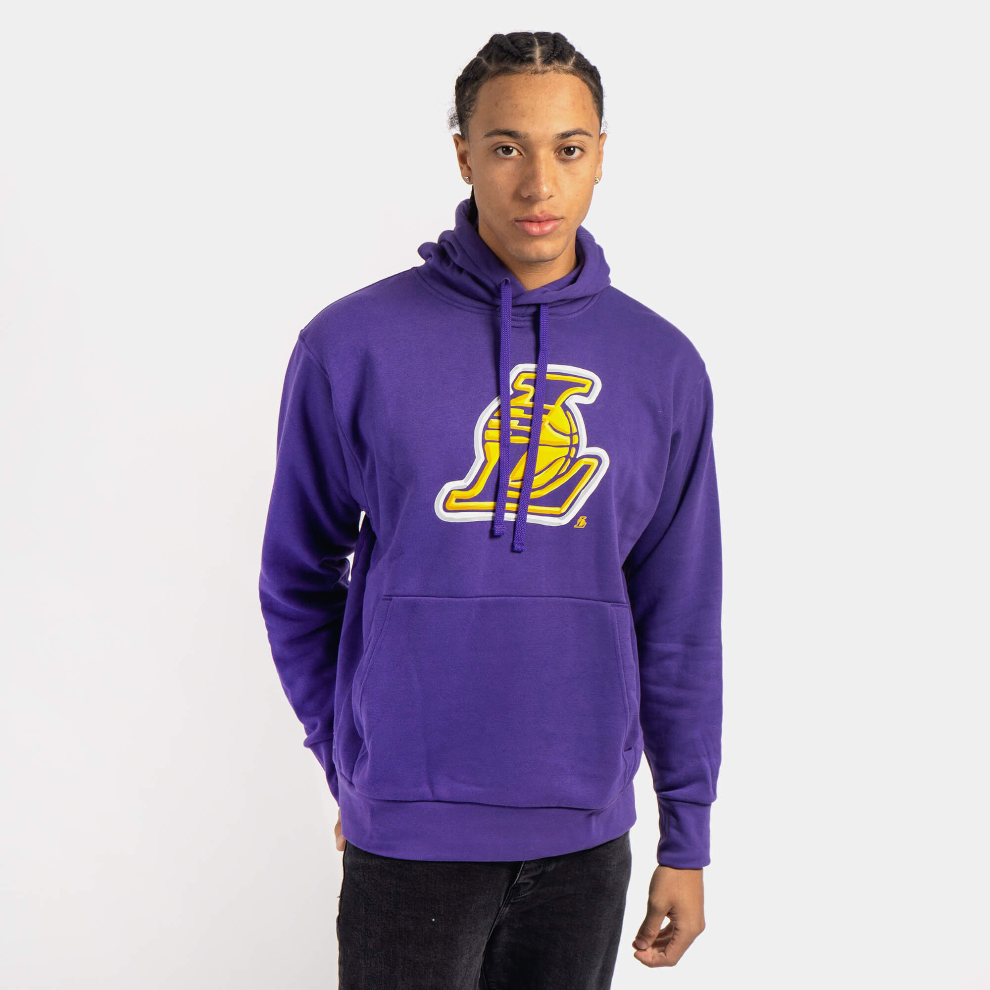 Nike Los Angeles Lakers Essential Pullover Hoodie Sweatshirt Size YOUTH  Large