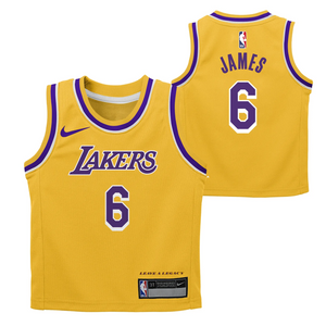 LeBron James Los Angeles Lakers 2023 Icon Edition Boys NBA Jersey