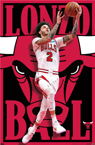 Lonzo Ball Chicago Bulls 2023 Icon Edition Youth NBA Swingman