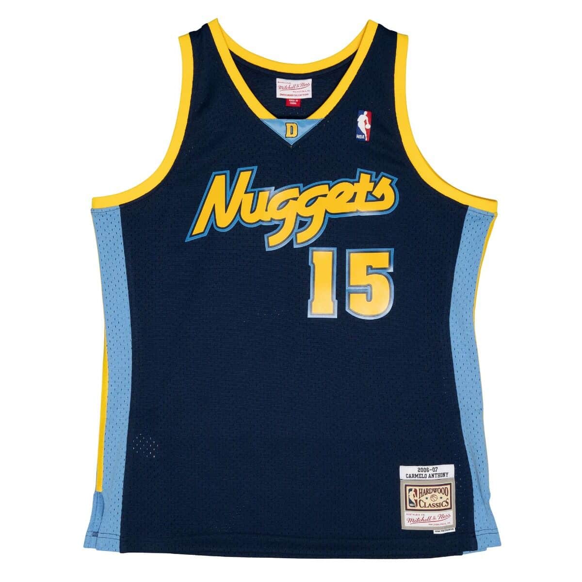 Carmelo Anthony Denver Nuggets 2003 04 Hardwood Classics Light Blue Jersey  Hoodie Dress in 2023