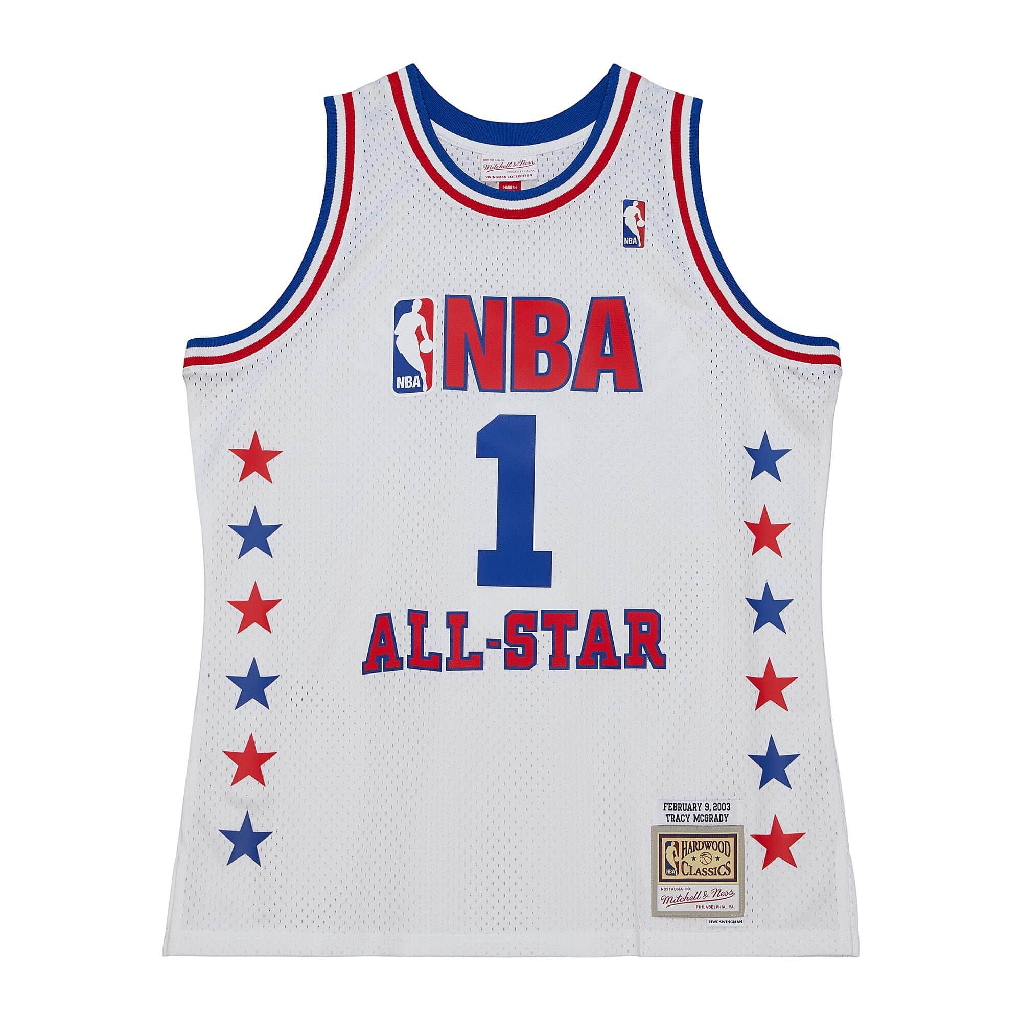 NBA All Star Game Tracy McGrady #1 Jersey Hardwood Classics Size 56  2001-2003