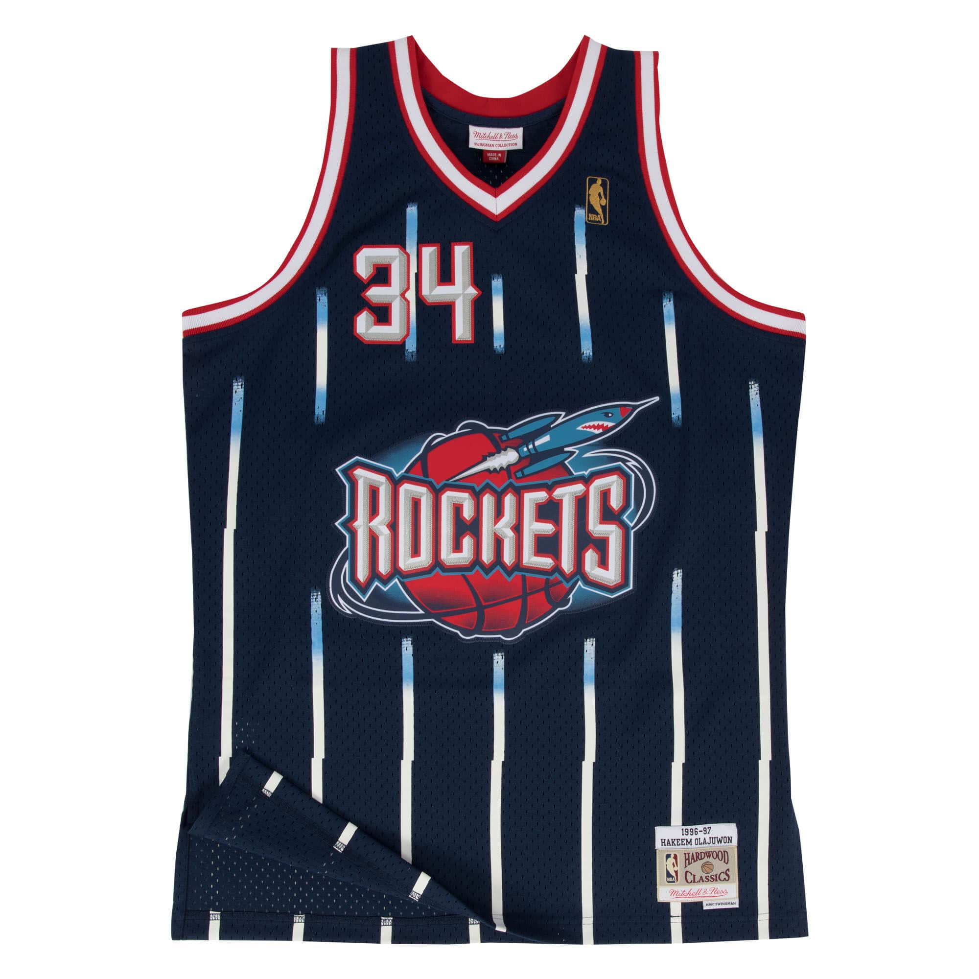 NBA JERSEY PATCH HAKEEM OLAJUWON 6/20 | mag-mar.org