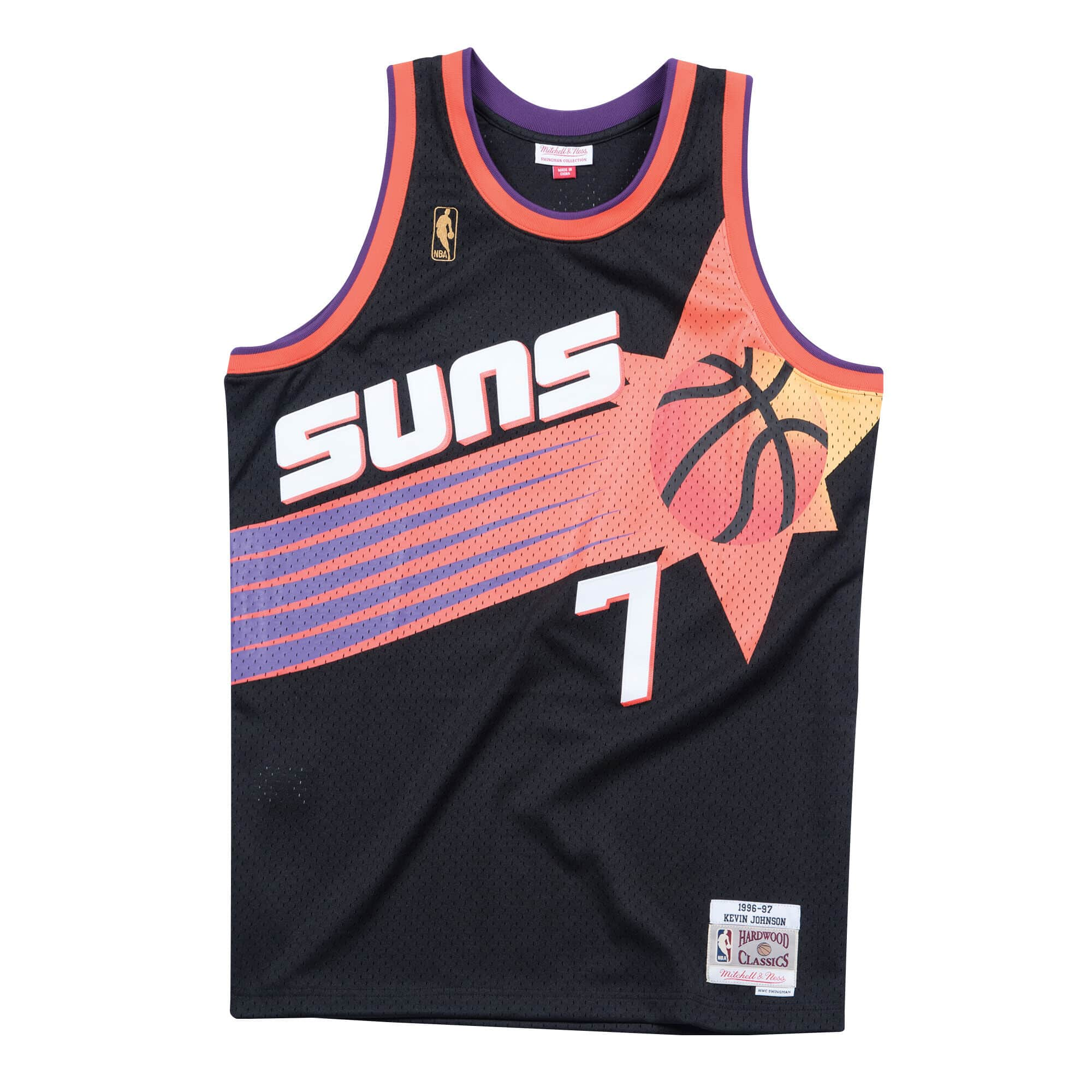 Vintage #7 KEVIN JOHNSON Phoenix Suns NBA Champion Jersey 18-20