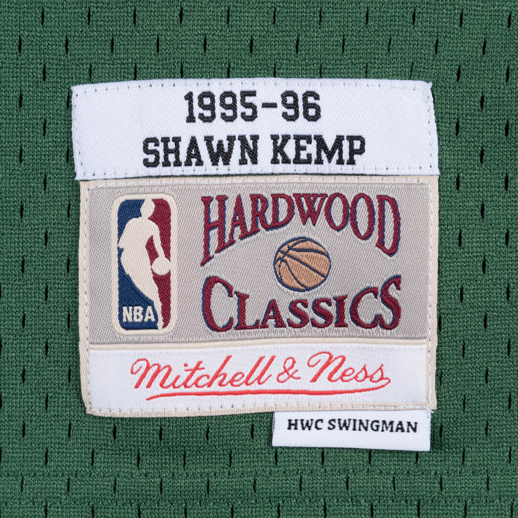 Shawn Kemp Seattle Supersonics Hardwood Classics Throwback NBA Swingma –  Basketball Jersey World